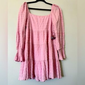 Square neck dress. long-sleeve dress. NwT